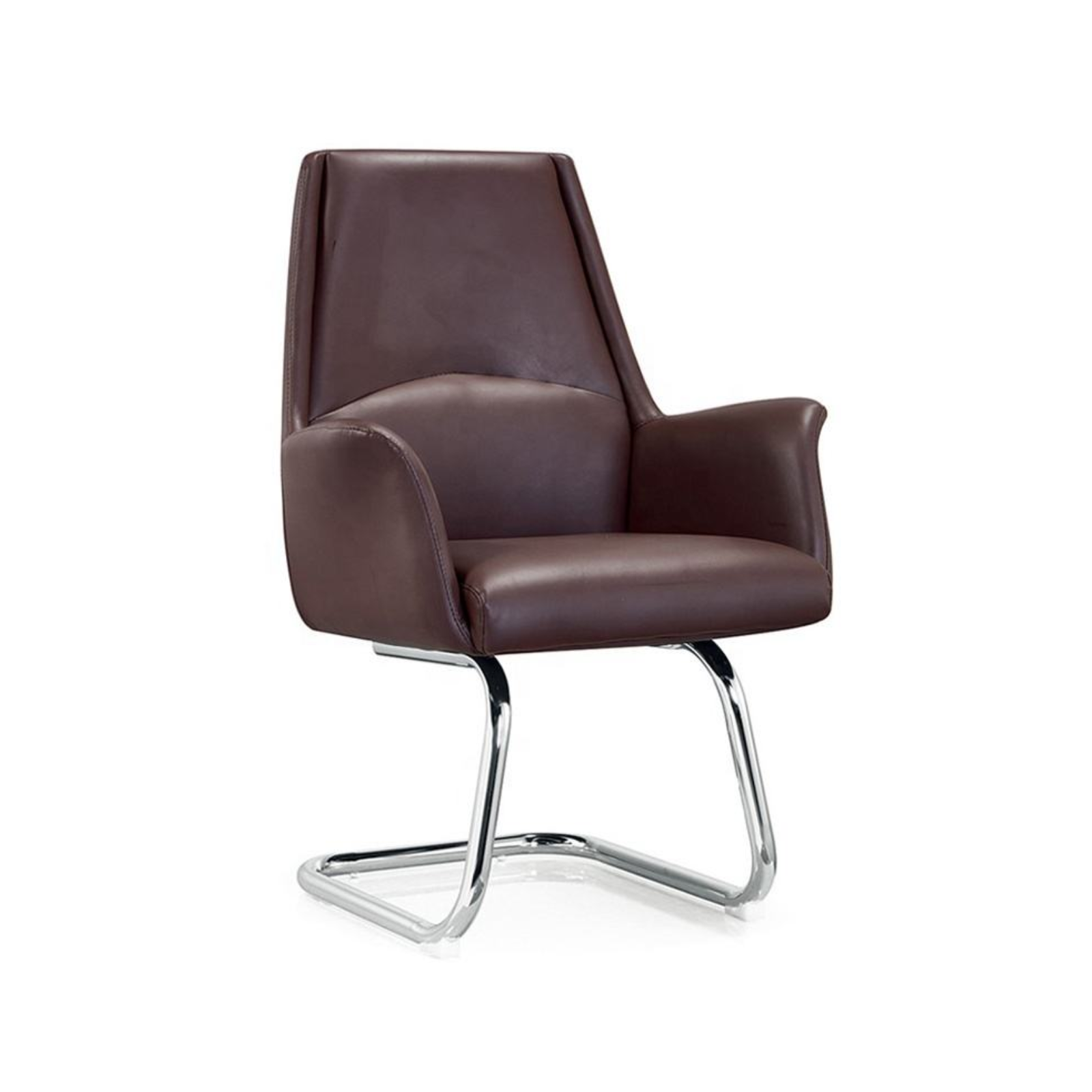 Wood Visitor Fixed Chair